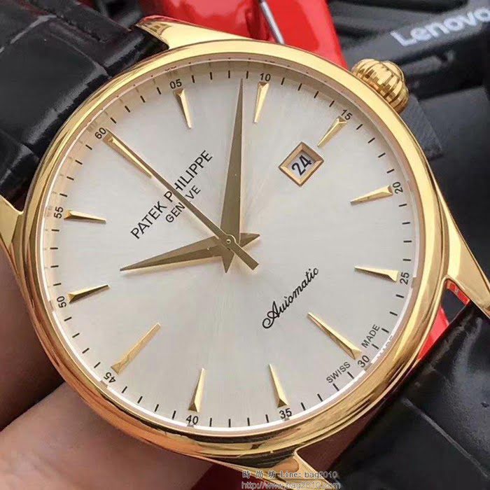 百達翡麗PATEK PHILPPE F1精品推薦 經典系列 進口機械機芯 藍寶石玻璃 小牛皮錶帶 深度防水 經典百搭 男士腕表  wssb3933